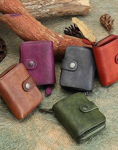 Overview£º Design: Small Leather Trifold Wallet Vintage Billfold Cute Women Buckle Wallet For LadiesIn Stock: 3-5 Days To ProcessInclude: A WalletCustom: NoColor: Brown, Green, Purple, Blue, Khaki, Grey, Coffee, Yellow, RedMaterial: CowhideMeasures: (12.3cm x 9.3cm x 2cm)Weight: 0.2 kgSlots: 1 full bill slots, 7 card slots, 1 zip slotStyle: Small Leather Trifold Wallet Vintage Billfold Cute Women Buckle Wallet For LadiesNote£º Each item will have very slight variances to the pictured wallet, and Grey Coffee, Wallet Vintage, Leather Trifold Wallet, Needle Felting Tutorials, Felting Tutorials, Purple Leather, Trifold Wallet, Cute Woman, O Design