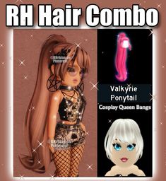 Royale high <3 #royalehigh #rhoutfits #roblox #royalehighoutfitideas Roblox Rh Outfit Hacks, Fem Hair Combos Royale High, Victorian Royale High Outfits, Misunderstood Royale High, Rh Hair Colors, Dripping In Gold Royale High, Royale High Cosplay Ideas, Monster High Royale High