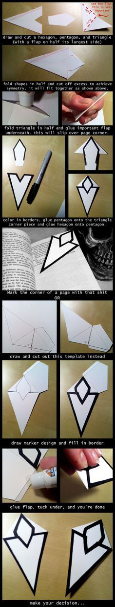 the instructions for how to make an origami box