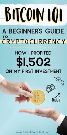 bitcoin 101 a beginner's guide to crypt currency how i profied $ 150 on my first investment