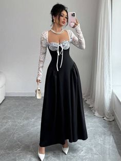 Women's & Men's Clothing, Shop Online Fashion | SHEIN 18th Birthday Dress, Classy Blouses, Modest Dresses Fashion, Cute Dress Outfits, Modesty Fashion, Classy Dress Outfits, Elegant Outfits, 2025 Fashion, Formal Outfits