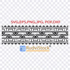 a black and white pattern on a transparent background with the text svg, png, pddxf