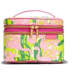 Lilly Pulitzer For Target Fan Dance Train Case Cosmetics Travel Makeup Bag Nwt Tropical In Pinks & Greens New W/Tags 2015 Target Collection Keywords Lillypulitzer Resort Buymelilly Preppy Palmbeach Palmbeachstyle Lillylover Lillyfam Lifeinlilly Spillthejuice Bethesunshine Lillypulitzerforsale Fortheloveoflilly Summerinlilly Preppystyle Shoplocal Lilly Makeitsunny Fashion Relilly Lillygirl Lillystyle #Shopsmall Toryburch Resale Consignment Stylingmylilly Buymylilly Livecolorfully Vineyardvines Li Fan Dance, Louis Vuitton Speedy 35, Lilly Pulitzer Target, Dance Training, Train Case, Flamingo Print, Makeup Bags Travel, Makeup Case, Beauty Items