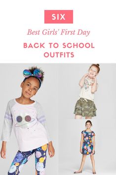 the back to school outfits for girls are available in sizes 6 - 10 and up