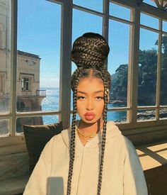 Samira Ahmed, Woman With Braids, Fun Hairstyles, Twisted Hair, Kanekalon Hairstyles, Jumbo Box Braids, Sew In Weave, Marley Twists