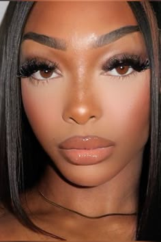 Winged Liner Makeup, Brown Makeup Looks, Red Lipstick Makeup Looks, Orange Eye Makeup, Makeup Ideas Eyeliner, L Quotes, Makeup Black Women