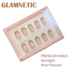 Glamnetic's Starlight Gold Shimmer French Tip Press-On Nails Are Perfect For Instant Glamour. The Short Round Length Set Includes 30 Reusable Nails, Nail Glue, Cuticle Stick And An Alcohol Pad. Suitable For All Us Women's Sizes. Nail Kit Condition: New With Tags Starlight Gold Shimmer French Tip Design Set Includes 30 Reusable Nails In 12 Inclusive Sizes Comes With Nail Glue, Cuticle Stick, And Alcohol Pad Short Round Length For A Natural Look Suitable For All Us Women's Sizes Length: Short Wear Shimmer French Tip, French Tip Short, French Tip Design, Sally Hansen Miracle Gel, Nail Shimmer, Pedicure Nail Art, Diamond Nails, Stick On Nails, Manicure Set