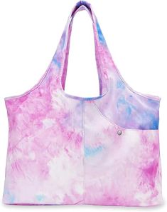 Amazon.com: Cute Tie-dye Bags Tie Dye Bags, Perfect Travel Bag, Waterproof Tote, Victoria Secret Tote Bags, Coach Tote Bags, Embroidered Tote Bag, Michael Kors Tote Bags, White Tote Bag, Embroidered Tote