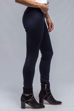 MAC Dream Ankle Luxury In Navy - AXEL'S Luxury Pants, Mac Jeans, Your Shoes, Tall Boots, A Dream, Stretch Fabric, Black Jeans, Wedges, Mac