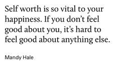 a quote from marilyn hale about self worth