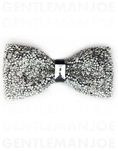 Crystal Silver Bowtie Silver Bow Tie, Silver Bow, In The Spotlight, Bow Tie, Cool Outfits, That Look, Size 12, Prom, Crystals