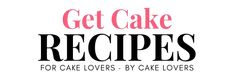 the words get cake recipes for cake lovers - by cake lover's on a white background