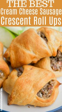 the best cream cheese sausage crescent rolls