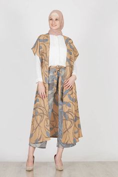 Outer Hijab, Outer Batik, Fashion Batik, Model Batik, Loose Shirt Dress, Batik Kebaya, Dress Batik, Muslimah Dress, Motif Batik