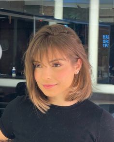 Bangs Haircut Ideas, Bangs Haircut, Cute Bangs, Short Haircuts With Bangs, Oval Face Haircuts, How To Cut Bangs, Bangs With Medium Hair, Trendy Hairstyle, Wispy Bangs