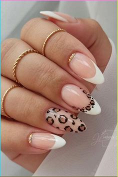 Leopard Nail Designs, Stiletto Shaped Nails, Cheetah Nail Designs, Leopard Print Nails, Print Nails, Coffin Shape Nails, Animal Print Nails