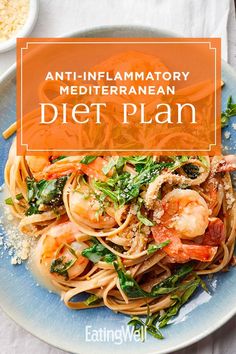 Anti-Inflammatory Mediterranean Diet Plan Special Diet Recipes, Best Healthy Diet, Best Diet Foods, Healthy Eating Diets, Low Carb Diet Plan, Low Carb Diets