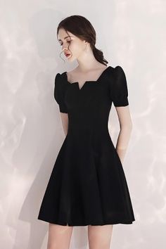 Women Dresses, Dresses For Women Online - SheProm.com Party Dress For Young Women, Class Dress Classy, Classy Dresses Elegant Formal Short, Black Dress Elegant Short, Short Black Dress Outfit Party, Black Dress Classy Short, Black Dress For Graduation, Black Party Dress Short, Party Dresses For Teens