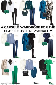 Building A New Wardrobe, Classic Style Personality, Classic Style Wardrobe, Classic Kibbe, Vietnam Clothes, Clothes Capsule Wardrobe, Wardrobe Challenge, Style Essence, Capsule Wardrobe Women