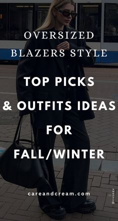 Step up your fall and winter fashion with our blog post on oversized blazers outfits and top picks. Get inspired by women's oversized blazer outfit ideas, learn how to style an oversized blazer, and uncover ideas for a classy or casual look. Dive into fall winter trends and outfits for your new trendy style. Blazers Outfits, Oversized Blazer Outfit, Womens Oversized Blazer, Blazer Outfit Ideas, Oversized Blazers, Fall And Winter Fashion