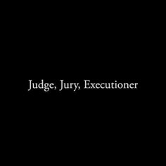 judge, july, executive logo on a black background