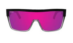 # BZ114PNK Protect your vision both on and off the job with these oversized flat top pink mirror lens sunglasses, fully equipped with removable side shields. When your job requires ANSI Z87+ safety rated glasses or when extra side protection is necessary, simply attach the side shields into place. Or when you don’t need the extra protection from sideways wind and debris, you may prefer to go without the added weight, and goggle-like effect of the side shields. 2-Tone Smoke Crystal Frame, Revo Pi Pink Plastic Shield Sunglasses With Uv Protection, Trendy Pink Glass Shield Sunglasses, Pink Rimless Shield Sunglasses With Mirrored Lenses, Pink Anti-reflective Shield Sunglasses For Summer, Pink Mirrored Rimless Shield Sunglasses, Pink Mirror, Sunglass Holder, Flats Top, Oakley Sunglasses