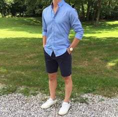 Short Ideas Outfit, Navy Blue Shorts Outfit Men, Mens Polo Shirt Outfit, Blue Shorts Outfit, Jachs Ny