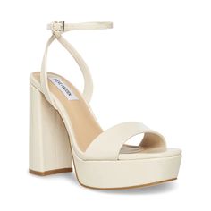 Block Heel Platform Sandals, Steve Madden Store, Patent Heels, Leather Heels Sandals, Platform Sandals Heels, Madden Girl, Block Heels Sandal, Steve Madden Shoes