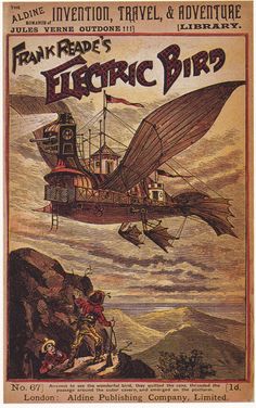 an advertisement for frank rade's electric bird from the early 1900's