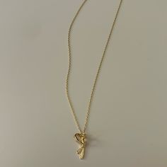 Brand New Kate Spade Necklace With Tags And Pouch. Gold Bow Spade Necklace, Kate Spade Necklace, Spade Jewelry, Kate Spade Jewelry, Womens Jewelry Necklace, Kate Spade, Jewelry Necklaces, Pouch, Women Jewelry