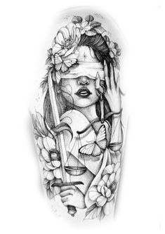 Tattoo Ideas Female That Have Meaning, Neotraditional Goddess Tattoo, Betrayal Tattoo Ideas For Women, Dark Feminine Tattoos Leg Sleeve, Female Shoulder Tattoos Half Sleeves, Unique Half Sleeve Tattoos For Women Lower Arm, Half Sleeve Tattoos For Women Upper Arm Meaningful, Unique Upper Arm Tattoos For Women, Half Back Tattoos Women