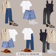 capsule wardrobe, wardrobe basics, capsule wardrobe workwear essentials, basic tee, blazer for work women, vegan leather pants, everyday white sneakers, ootd, Basics Capsule Wardrobe, Basics Capsule, Work Women, Workwear Essentials, Closet Essentials, Double Breasted Jacket, Working Woman