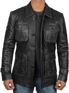 Introducing Our Exquisite On-Demand Leather Jacket: Tailored to Perfection!    Elevate your style game with our custom-tailored leather jacket, meticulously crafted to capture your unique essence. Handcrafted from premium, supple leather, this jacket exudes timeless elegance while offering a contemporary edge that will turn heads wherever you go.    🖤 Unparalleled Quality and Craftsmanship 🖤    At Alitailoring, we are dedicated to delivering unrivaled quality and craftsmanship. Each leather ja Fitted Leather Jacket With Multiple Pockets, Black Leather Jacket With Flap Pockets For Business, Classic Black Leather Jacket With Multiple Pockets, Classic Leather Jacket With Multiple Pockets, Fitted Black Leather Jacket With Multiple Pockets, Classic Black Biker Jacket With Multiple Pockets, Classic Long Sleeve Biker Jacket With Multiple Pockets, Black Leather Sport Coat With Pockets, Men Vintage Style