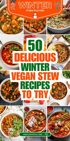 As the chill of winter sets in, there’s nothing more comforting than a warm, hearty stew. And for those who follow a plant-based lifestyle, these 50+ winter vegan stew recipes are packed with rich, bold flavors and nourishing ingredients. From root vegetables and legumes to earthy mushrooms and leafy greens, these stews offer a wholesome way to stay cozy all season long. Whether you're looking for a filling meal for a weeknight dinner or a special dish to serve at a gathering, these vegan stews are sure to warm your heart and satisfy your cravings. Vegan Stews, Vegan Stew Recipes, Vegan Winter Recipes, Cozy Dinners, Hearty Stew, Vegan Soul Food, Trail Mix Recipes, Winter Sets, Vegan Stew