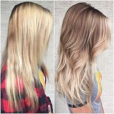 Beached Blonde #MarissaDHair To maintain ash blonde, I recommend purple shampoo/conditioner. My favorite is Oribe Bright Blonde Balayage Blond, Blond Balayage, Bright Blonde, Ombre Hair Color, Hair Color And Cut, Hair Color Balayage, Strawberry Blonde