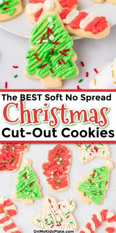 the best soft no spread christmas cut out cookies