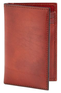 This slim bifold card case crafted from rich leather edged in meticulous stitching is spacious enough to hold your cards and cash. Style Name:Bosca Old Leather Card Case. Style Number: 569337. Available in stores. Your Cards, Leather Card Case, Small Leather Goods, Card Case, Cognac, Card Slots, Slots, Card Holder, Stitching