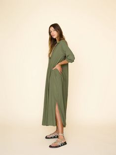 Bay Leaf Boden Dress Relaxed Fit Shirt Dress With Roll-up Sleeves For Daywear, Daywear Dresses With Roll-up Sleeves, Shirt Dress With Placket And Shirttail Hem For Daywear, Classic Long Sleeve Maxi Dress For Summer, Classic Long Sleeve Summer Maxi Dress, Shirttail Hem Shirt Dress For Daywear, Solid Button-up Maxi Dress For Daywear, Summer Classic Long Sleeve Maxi Dress, Cotton Shirt Dress With Roll-up Sleeves For Day Out