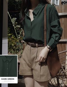 Casual Korean Work Outfits, Tailored Feminine Style, Casual Chic Outfits Summer Classy Simple, Casual Elegant Outfits Classy Simple, Parisian Fashion Summer, Korean Work Outfit, Korean Summer Outfits Casual, Mix And Match Colors Outfits, Korean Business Fashion