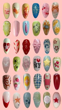 #nails December Nails, Fantasy Nails, Simple Acrylic Nails, Exotic Nails, Really Cute Nails, Rainbow Nails