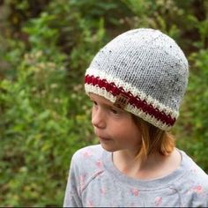 Our perfect medium weight red stripe hat knitting pattern is perfect for making handmade gifts for your loved ones, young and old.\n\nSizes: 0-3 Months, 3-12 Months, 1-2 Years, 3-12 Years, Teen/Women, Men.\n\nYarn: Any worsted medium weight (#4) yarn. \n\nFollow Hat Free Knitting Pattern, Sock Monkey Hat, Monkey Hat, Hat Knitting Pattern, Lion Brand Wool Ease, Work Socks, Striped Beanies, Hat Knitting, Sock Monkey