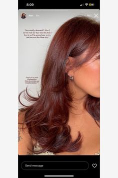 Highlights For Sandy Brown Hair, Ginger Hair Color Pale Skin, Mahogany Brown Hair Color Black Women, Dyed Hair No Bleach, Brown Eye Hair Color Ideas Olive Skin, Straight Hair Dye Ideas, Asian Auburn Hair, Copper Hair On Olive Skin, Hair For Cool Toned Skin