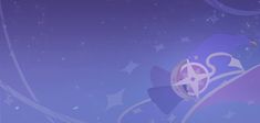 a purple background with stars and swirls