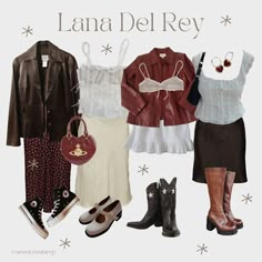 Lana Del Rey Music Video Outfits, Lana Del Rey Festival Outfit, Lana Del Rey Tour Outfits, Lana Concert Outfit Ideas, Lana Del Ray Concert Outfit, Lana Del Rey Concert Outfit Ideas, Lana Del Ray Aesthetic Outfits, Lana Del Rey Outfits Aesthetic, Lana Del Rey Style Outfits