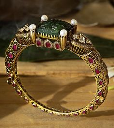 Bangle Models, Kada Design, Jewel Drawing, Traditional Wedding Jewellery, Serpent Jewelry, Jewellery Women, Indian Wedding Jewelry Sets