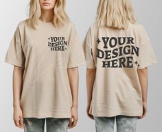 Mockup Camisa, Nude Shirt, Beige Shirt, Sand Color, Tshirt Mockup, Shirt Mockup, Tshirt Colors, Heavy Cotton, Mockup