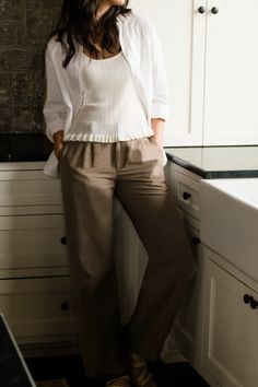 The Claire Linen Pant is a versatile and stylish addition to any wardrobe. Crafted from a lightweight blend of 55% linen and 45% cotton, these pants offer breathability and comfort perfect for warm weather.

* "Don't miss out on more fabulous finds—be sure to check our profile bio, where the story truly begins!”* Work Vacation, Linen Pant, Linen Blend Pants, Linen Pants, Trending Now