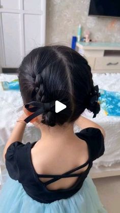 Happy hometown on Instagram: "Simple hairstyle" Kids With Short Hair Hairstyles, Simple Hairstyles For Toddler Girl, Curly Hairstyles Little Kids, Hair Style For Kids Girl, Toddler Simple Hairstyles Girl, Simple Hairstyle For Kids Girl, Small Girl Hairstyles, Kids Hairstyles With Headband, Girls Half Up Half Down Hairstyles Kids