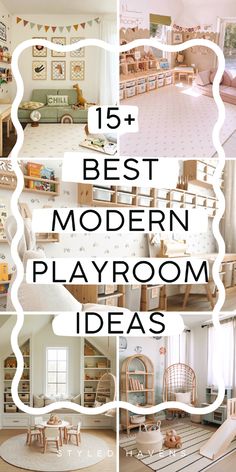 the top 15 best modern playroom ideas for kids and toddlers in their home