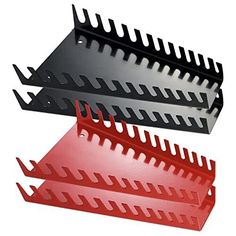 three different types of grill grates sitting next to each other on a white background